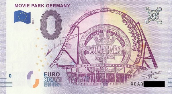 0 Euro Schein - Movie Park Germany 2018 1