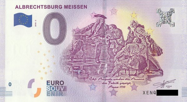 0 Euro Schein - Albrechtsburg Meissen 2018 2
