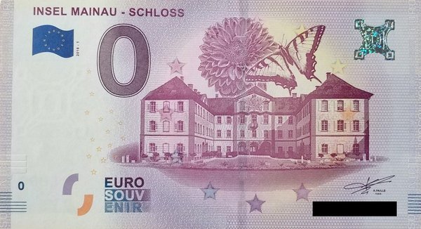 0 Euro Schein - Insel Mainau - Schloss 2018 1
