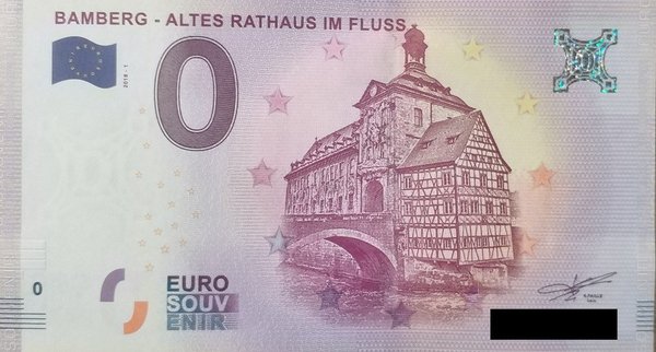 0 Euro Schein - Bamberg Altes Rathaus 2018 1