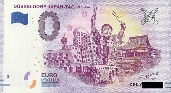 0 Euro Schein - Japan-Tag Düsseldorf 2018 3