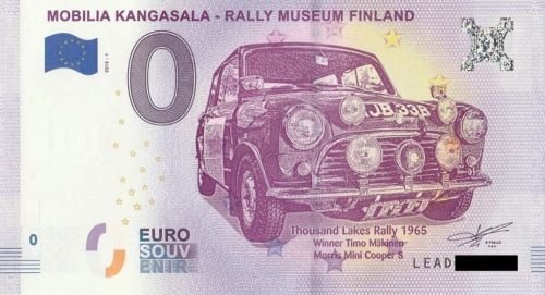 0 Euro Schein - Finnland Mobilia Kangasala Rally 2018 1