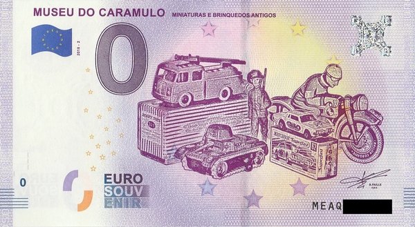 0 Euro Schein - Portugal Museu do Caramulo 2018 2