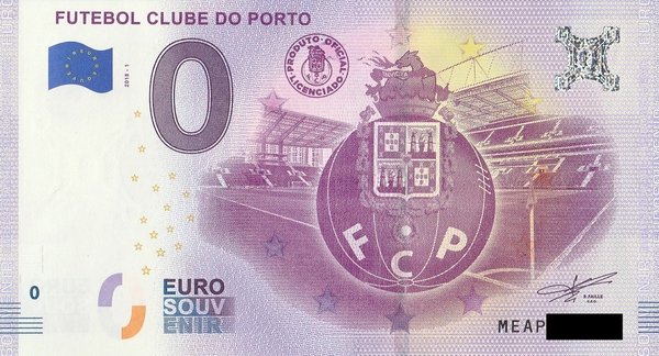 0 Euro Schein - Portugal FC Porto Futebol Clube 2018 1