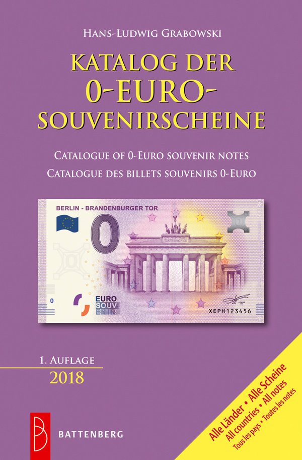 Katalog der 0 Euro Souvenirscheine