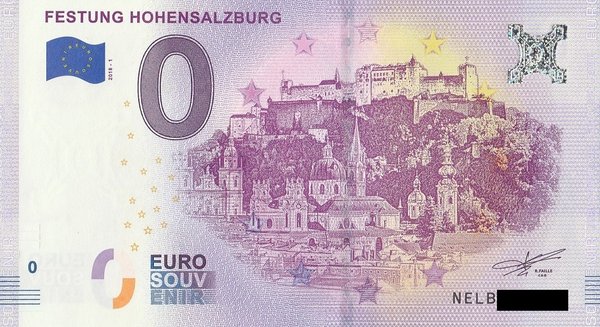 0 Euro Schein - Festung Hohensalzburg 2018 1