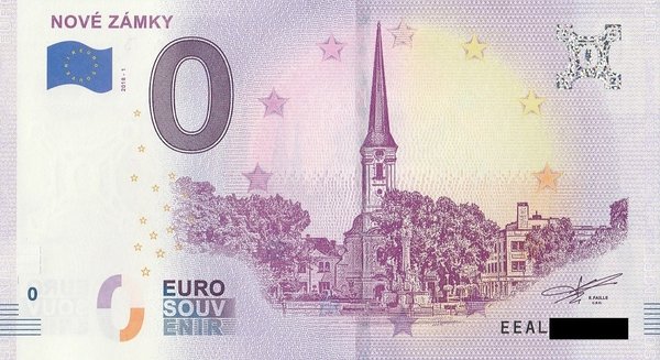 0 Euro Schein - Slowakei Nove Zamky Franziskanerkloster 2018 1