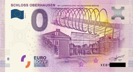 0 Euro Schein - Schloss Oberhausen 2018 2