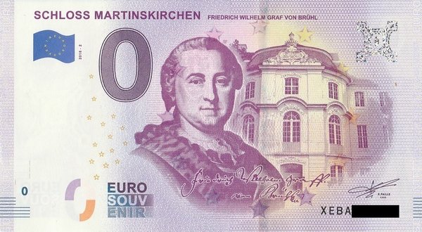 0 Euro Schein - Schloss Martinskirchen 2018 2