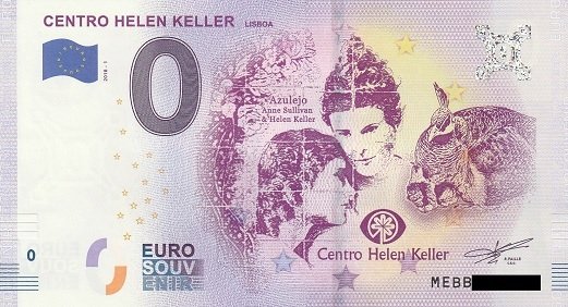 0 Euro Schein - Portugal Centro Helen Keller 2018-1