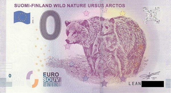 0 Euro Schein - Suomi-Finland Wild Nature 2018-1