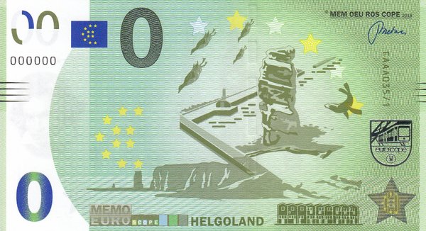 Memo Euro Schein - Helgoland 35/1