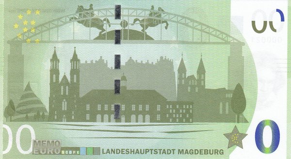 Memo Euro Schein - Landeshauptstadt Magdeburg 39/1