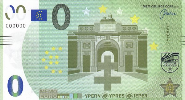 Memo Euro Schein - Ypern Ypres Ieper 44/1