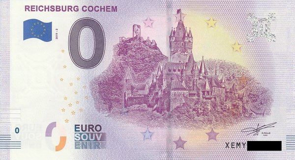 0 Euro Schein - Reichsburg Cochem 19-2