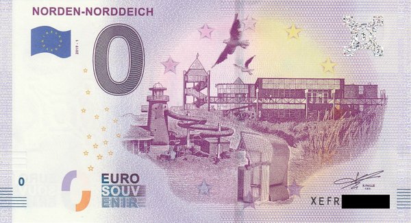 0 Euro Schein - Norden - Norddeich 2019-1