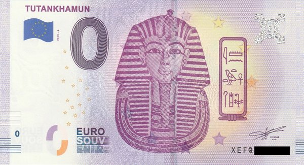 0 Euro Schein - Tutankhamun 2019-4