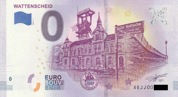 0 Euro Schein - Wattenscheid 2019-1