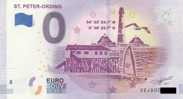 0 Euro Schein - St. Peter-Ording 2019-1