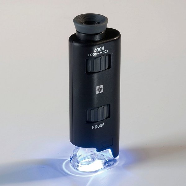 Leuchtturm Zoom-Mikroskop mit LED 60- bis 100-fach 313090