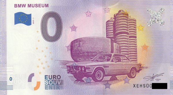 0 Euro Schein - BMW Museum 2019-1 XEHS