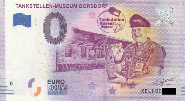 0 Euro Schein - Tankstellen-Museum Borsdorf 2019-1 XELH