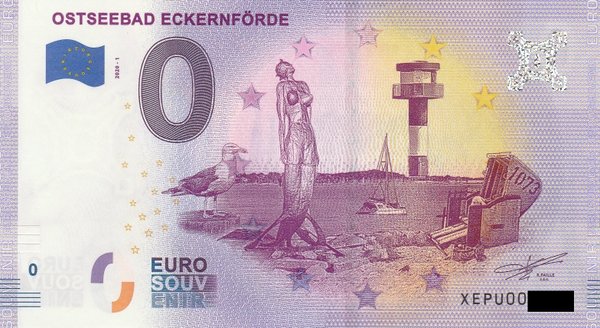0 Euro Schein - Ostseebad Eckernförde 2020-1 XEPU