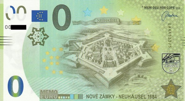 MEMOEURO Schein Nove Zamky Festung Neuhäusel 133/5
