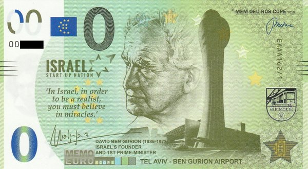 MEMOEURO Schein Israel Tel Aviv - Ben Gurion 162/1