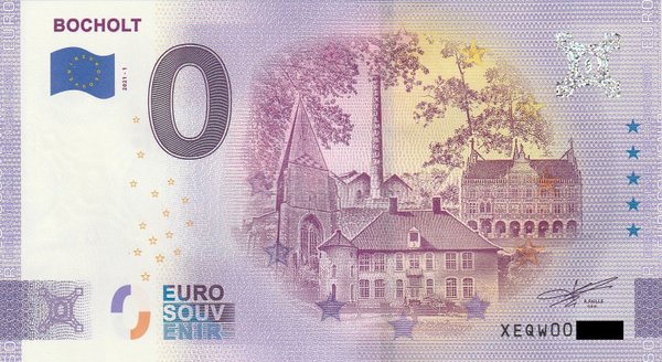0 Euro Schein - Bocholt 2021-1 XEQW