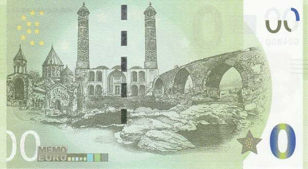 MEMOEURO Schein Aserbaidschan Susa Fortress 180/1