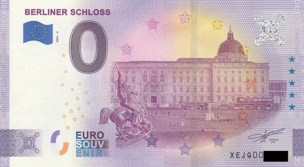 0 Euro Schein - Berliner Schloss 2021-5 XEJQ