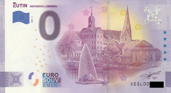 0 Euro Schein - Eutin  2021-1 XESL