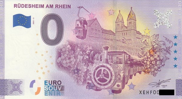 0 Euro Schein - Rüdesheim am Rhein 2021-3 XEHF