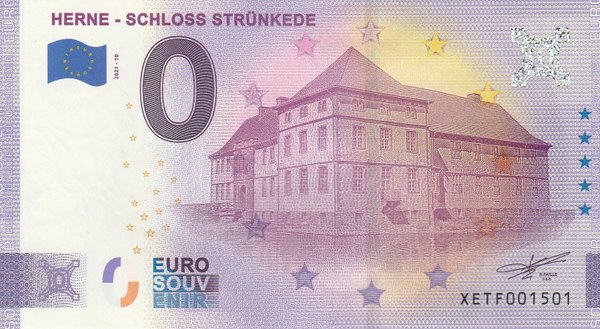 0 Euro Schein - Herne - Schloss Stünkede 2021-10 XETF