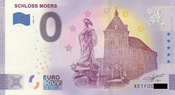 0 Euro Schein - Schloss Moers 2021-11 XETF