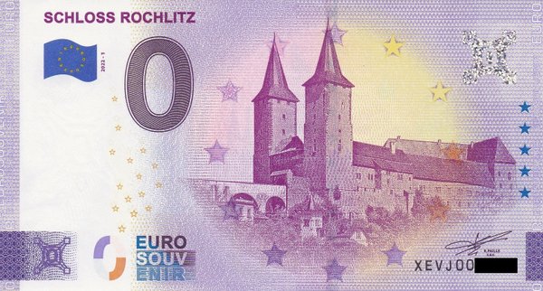 0 Euro Schein - Schloss Rochlitz 2022-1 XEVJ
