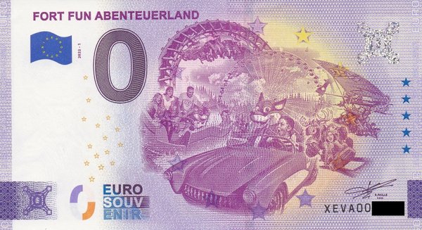 0 Euro Schein - Fort Fun Abenteuerland 2022-1 XEVA