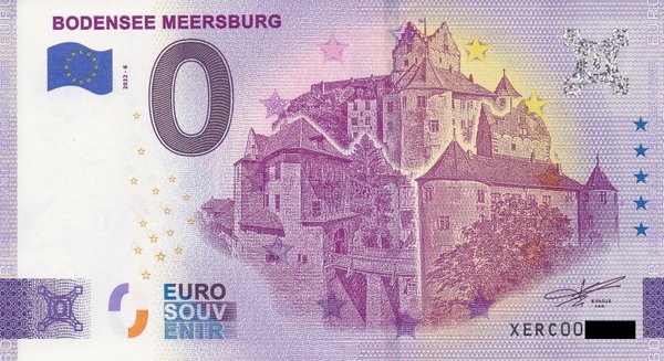 0 Euro Schein - Bodensee Meersburg 2022-6 XERC