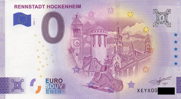 0 Euro Schein - Rennstadt Hockenheim 2023-1 XEYX