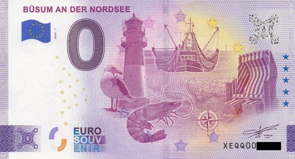 0 Euro Schein - Büsum an der Bordsee 2024-1 XEQQ